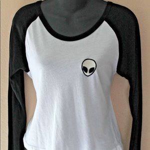 Embroidered Alien Shirt